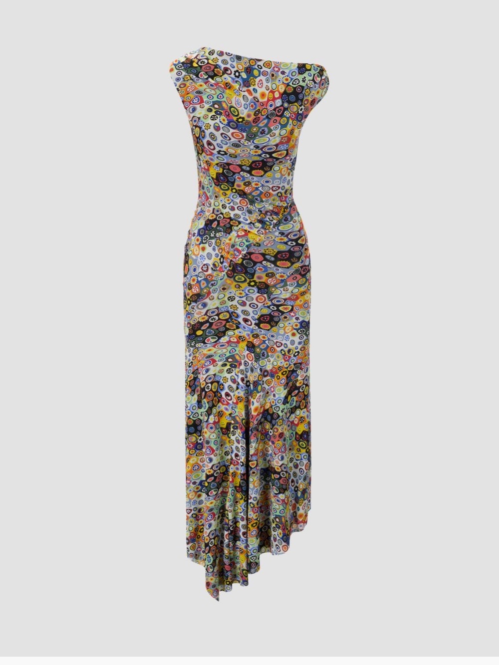 Staud Amaris print dress in Milleflori print.